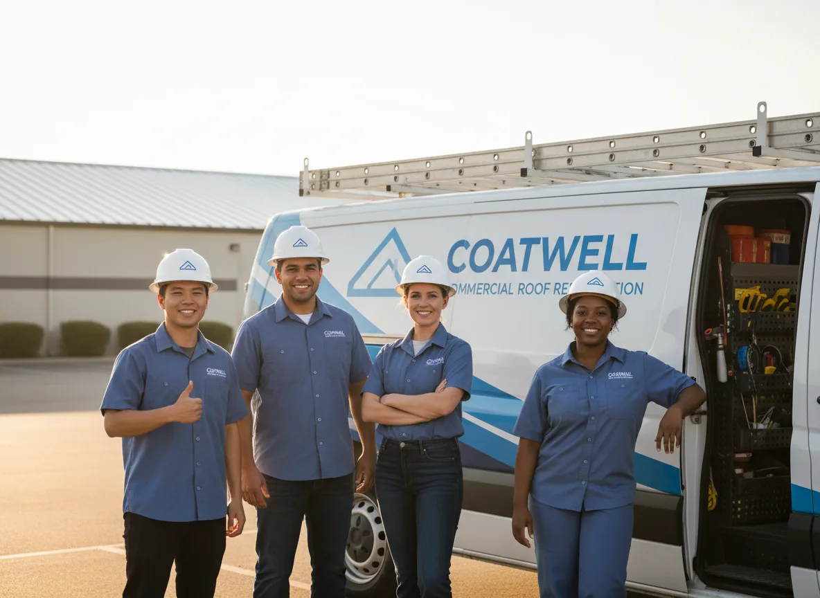Commercial roof coating company in Mapleton, IL